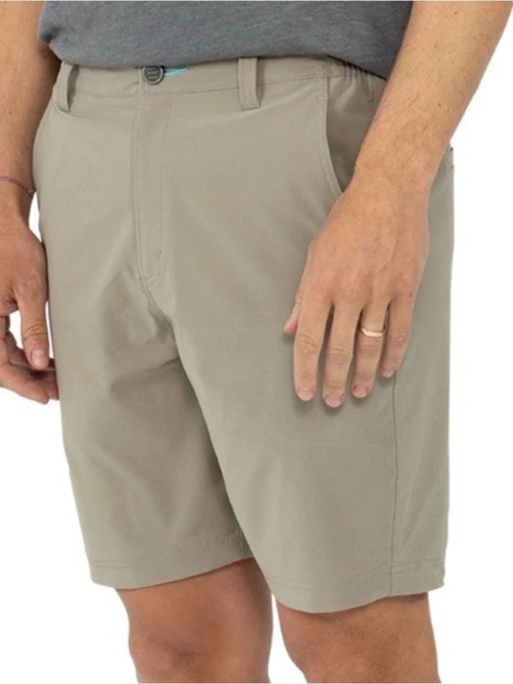 Free Fly Men's Utility Short ll Stretch Shorts in color Sandbar Quick Dry Small